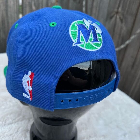 Vintage Dallas Mavericks NBA Snapback Hat Blue Unisex Adult - Picture 3 of 8
